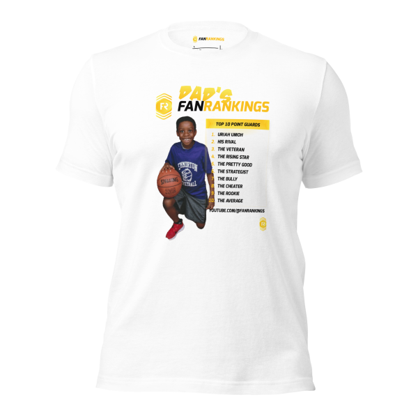 My Fan Rankings Unisex Customizable T-Shirt - Image 2