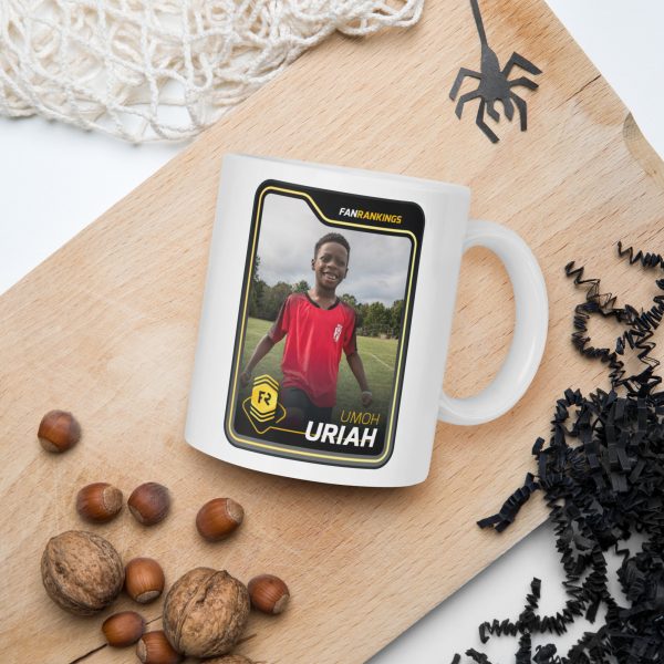 Sports Card Profile Customizable Fan Rankings Coffee Mug